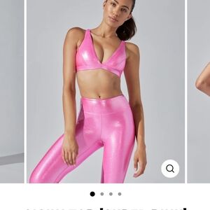 HEROINE SPORT BRA TOP SHIMMER Pink SICILY